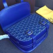 Goyard Belvedere PM Blue Leather Bag - 4