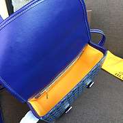 Goyard Belvedere PM Blue Leather Bag - 3