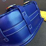 Goyard Belvedere PM Blue Leather Bag - 2