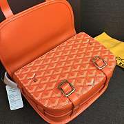 Goyard Belvedere PM Orange Leather Bag - 5