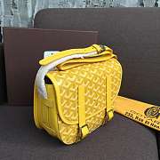 Goyard Belvedere PM Yellow Leather Bag - 5