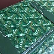 Goyard Belvedere PM Green Leather Bag - 2