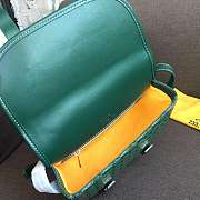 Goyard Belvedere PM Green Leather Bag - 3