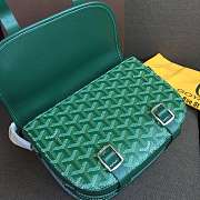 Goyard Belvedere PM Green Leather Bag - 5