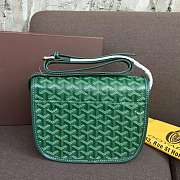 Goyard Belvedere PM Green Leather Bag - 6