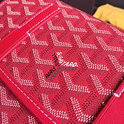 Goyard Belvedere PM Red Leather Bag - 2