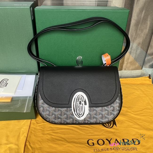 Goyard 233 Black Shoulder HandBag - 1