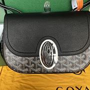 Goyard 233 Black Shoulder HandBag - 3