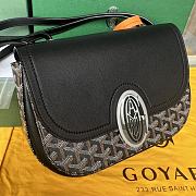 Goyard 233 Black Shoulder HandBag - 2