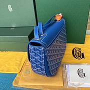 Goyard 233 Blue Shoulder HandBag - 5