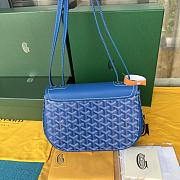 Goyard 233 Blue Shoulder HandBag - 2