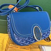 Goyard 233 Blue Shoulder HandBag - 4