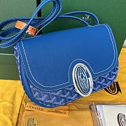 Goyard 233 Blue Shoulder HandBag - 3