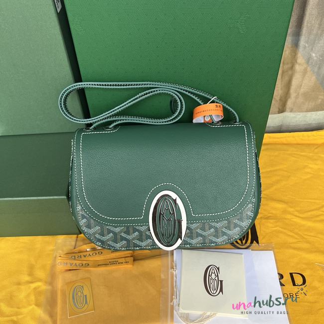 Goyard 233 Green Shoulder Hand Bag - 1