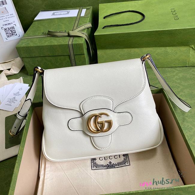 Gucci GG White Dahlia Bag - 1