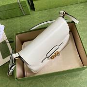 Gucci GG White Dahlia Bag - 2