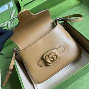 Gucci GG Brown Dahlia Bag - 3