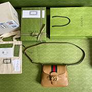 Gucci GG Brown Dahlia Bag - 2