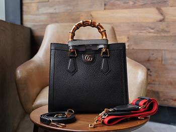 Gucci Diana Small Tote Black Bag 27cm