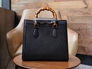 Gucci Diana Small Tote Black Bag 27cm - 3