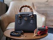 Gucci Diana Small Tote Black Bag 20cm - 1