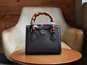 Gucci Diana Small Tote Black Bag 20cm - 5