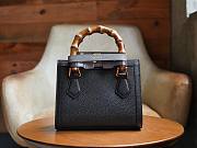 Gucci Diana Small Tote Black Bag 20cm - 3