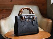 Gucci Diana Small Tote Black Bag 20cm - 4