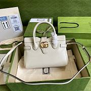 Gucci Dahlia white leather shoulder bag - 1