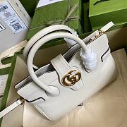 Gucci Dahlia white leather shoulder bag - 2