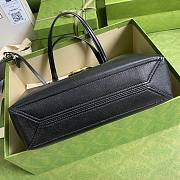 Gucci Dahlia Medium Tote Double G Black Bag - 6