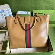 Gucci Dahlia Large Tote Double G Brown Bag - 5