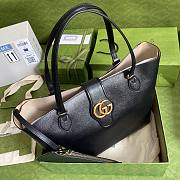 Gucci Dahlia Large Tote Double G Black Bag - 5