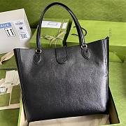 Gucci Dahlia Large Tote Double G Black Bag - 2