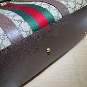 Gucci Ophidia large tote brown leather bag - 5