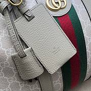 Gucci Savoy large duffle gray & beige bag - 3