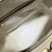 Gucci Savoy large duffle gray & beige bag - 6