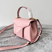 Valentino Garavani One Stud light pink mini tote bag - 2