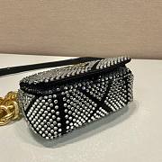 Prada Satin crystals black mini bag - 6