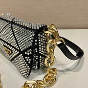 Prada Satin crystals black mini bag - 3