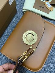 BURBERRY Leather Elizabeth Cross-Body Brown Bag - 3