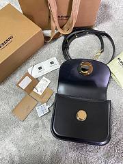 BURBERRY Leather Elizabeth Cross-Body Black Bag - 2