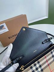 Burberry vintage check detachable strap wallet - 3