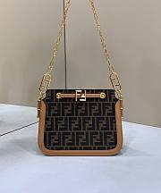 FENDI TOUCH FF monogram Leather Bag - 6