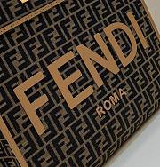 Fendi Brown Sunshine Large Shopper Bag - 2