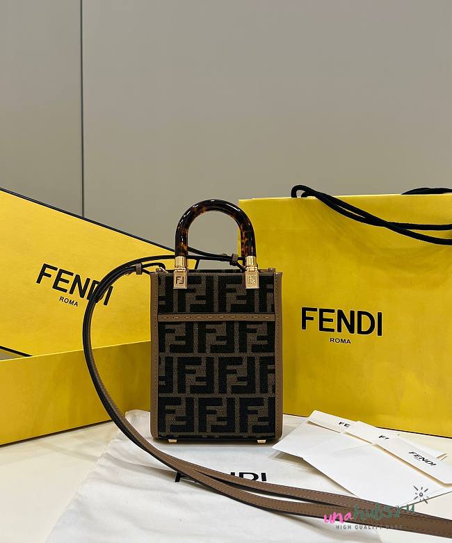 FENDI Mini FF Sunshine Shopper Tote - 1