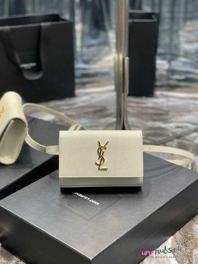 YSL White Belt bag - 1