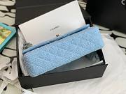 Chanel 22 tweed classic blue flap bag 25cm - 4