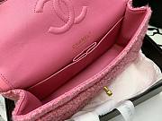 Chanel 22 tweed classic pink flap bag 25cm - 5