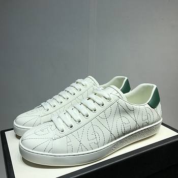 Gucci Ace G Rhombus Quilted Leather Women/ Men Sneakers